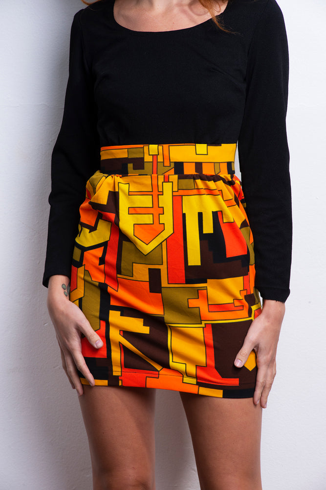 Mod Mini Electric Orchestra Dress freeshipping - Lovers Vintage