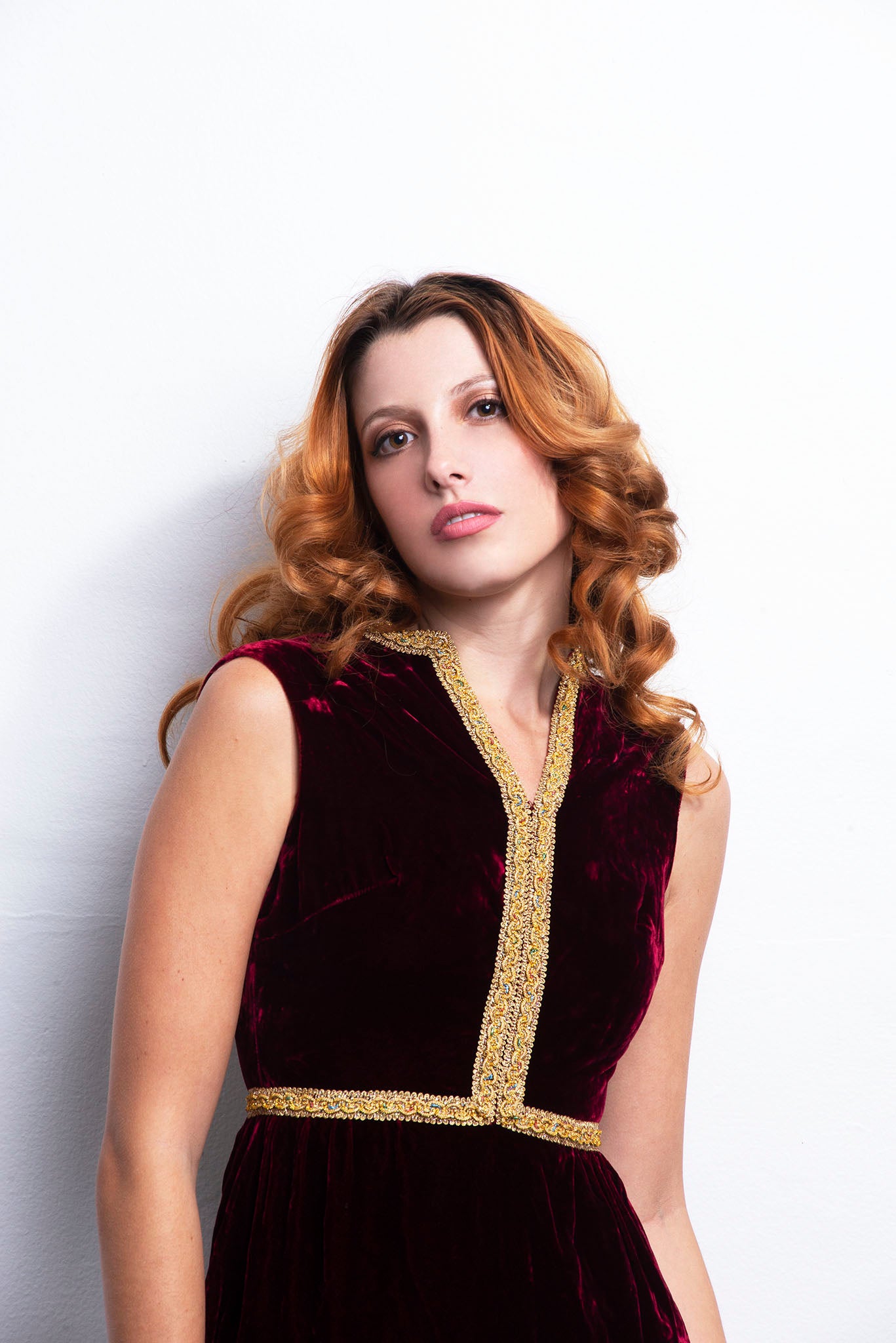 60s Velvet Party Dress freeshipping - Lovers Vintage