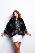 Vintage Poncho Embroidery freeshipping - Lovers Vintage